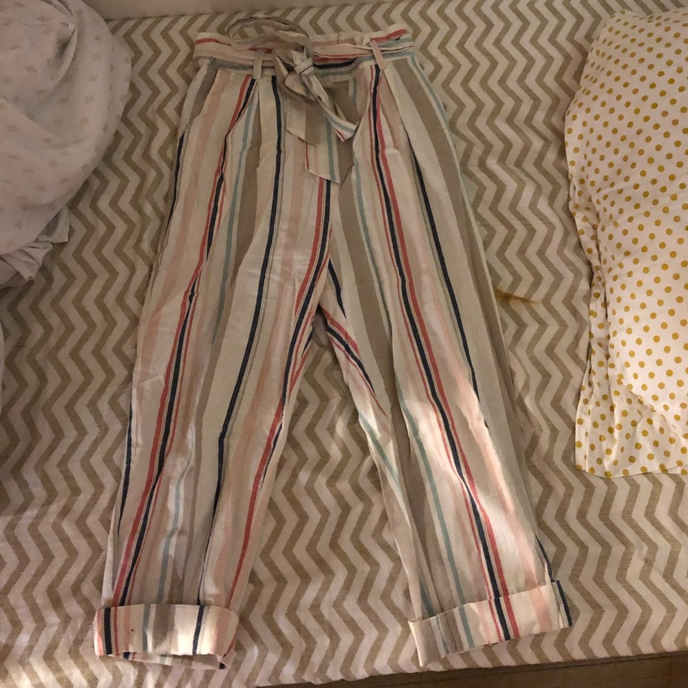 Rainbow/Pastel Striped Pants